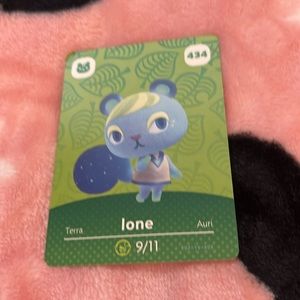 Animal Crossing Amiibo card #434 Ione